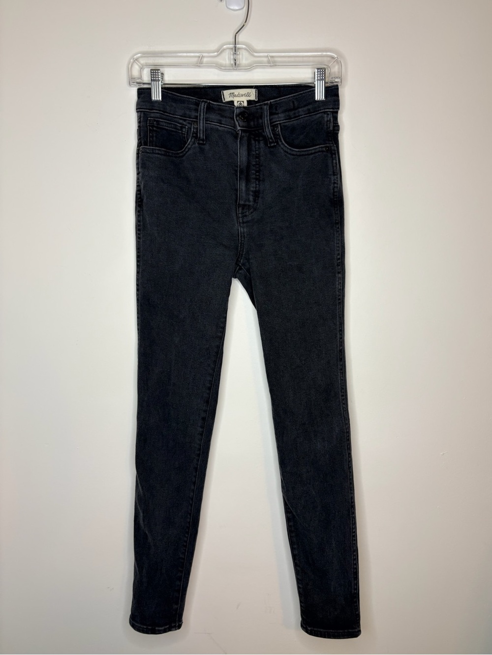 Madewell 10in High-Rise Skinny Jeans Washed Black Size 26